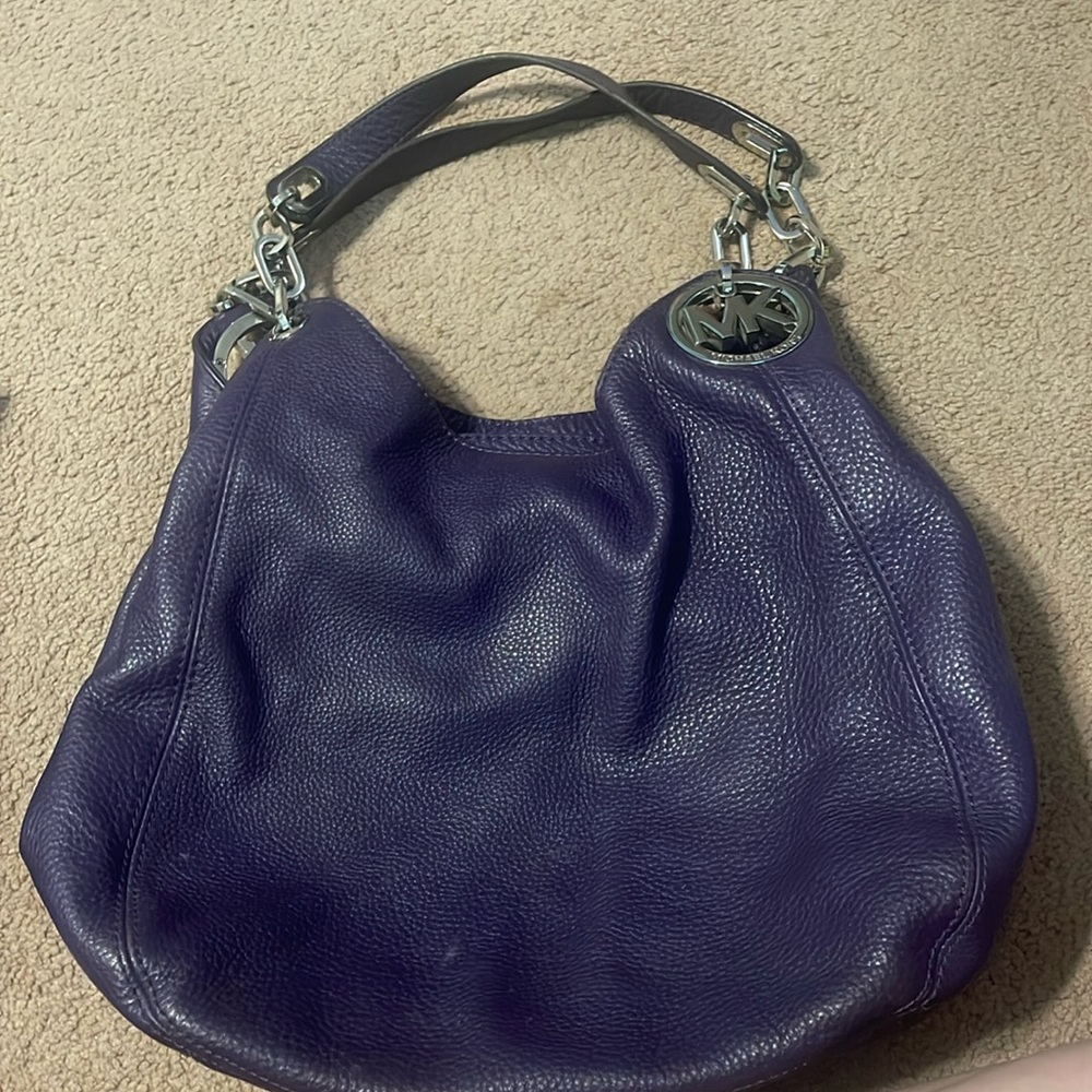 Purple Michael Kors bag
